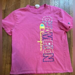 Men’s L Champion Block Logo Graphic Tee